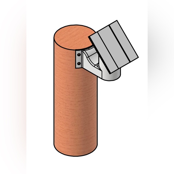 AMERICAN FARMWORKS SOLAR FENCE FIXED MULTIMOUNT™️ BRACKET (Wood,Metal or T-Post) - Picture 6 of 15